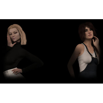 Wallpaper Adriana & Megan