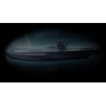 U-Boat Type VIIB (Profile Background)