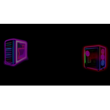 Neon PC cases