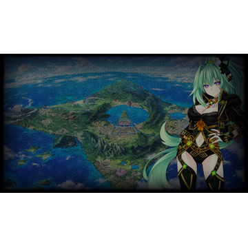 Ninja Green Heart Background