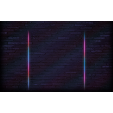 Blue-Pink-Red Stone Wall