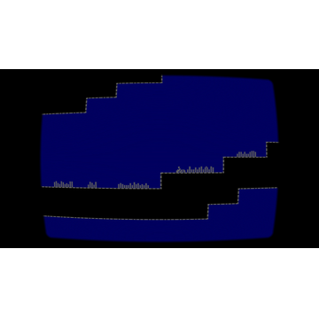 Scary blue moon rays