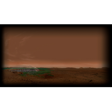 A Martian landscape