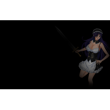 Combat maid dressed in background