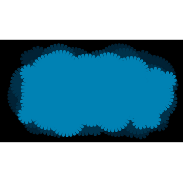 Vignettes - splash blue background