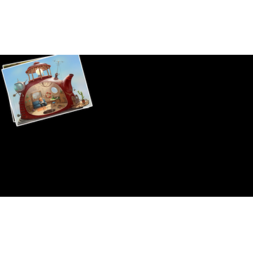 The Tiny Background - Sea teapot