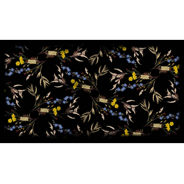 Daisy Yam Floral Pattern