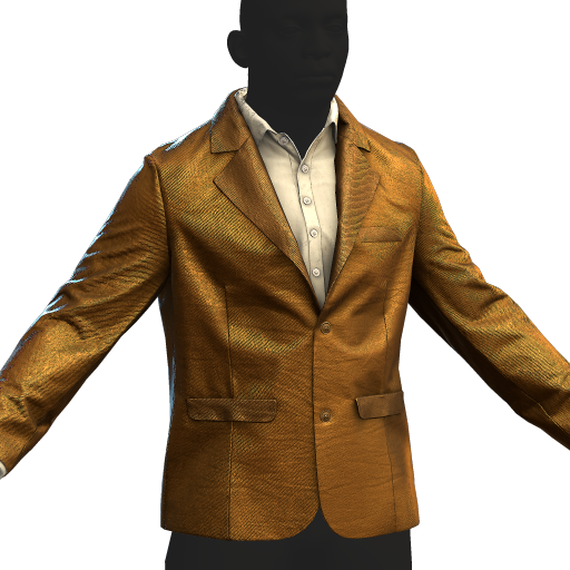 Suit Jacket Gold
