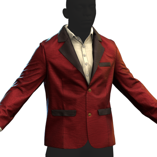 Suit Jacket Red