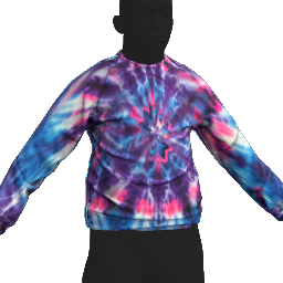Tie-Dye Jumper (Purple)