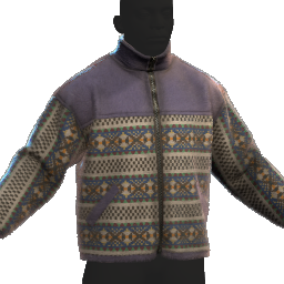 Fleece Jacket Purple