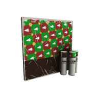Strange Gifting Mann's Wrapping Paper War Paint
