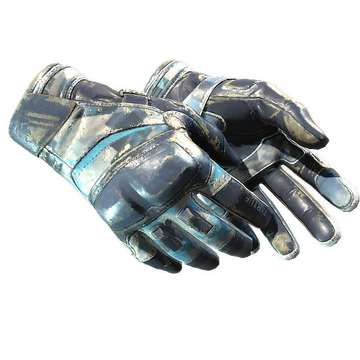 ★ Moto Gloves | Cool Mint (Battle-Scarred)