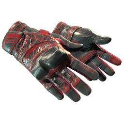 ★ Moto Gloves | Blood Pressure (Well-Worn)