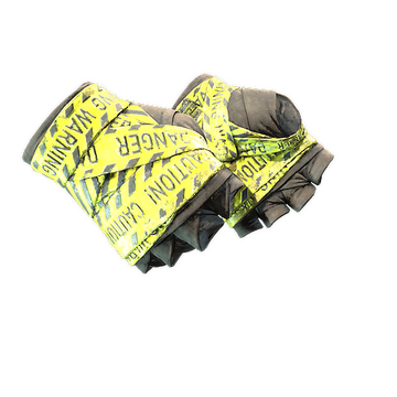 ★ Hand Wraps | CAUTION! (Battle-Scarred)