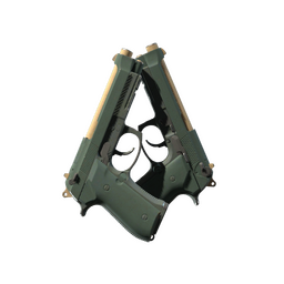 Dual Berettas | Contractor (Well-Worn)