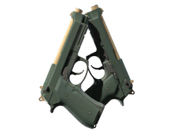 Dual Berettas | Contractor (Well-Worn)