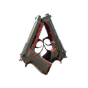 Dual Berettas | Panther (Battle-Scarred)