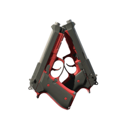 Dual Berettas | Panther (Well-Worn)