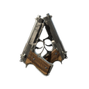 StatTrak™ Dual Berettas | Black Limba (Battle-Scarred)