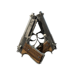 StatTrak™ Dual Berettas | Black Limba (Battle-Scarred)