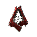 StatTrak™ Dual Berettas | Hemoglobin (Factory New)