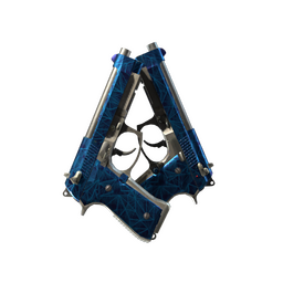 Dual Berettas | Cobalt Quartz (Minimal Wear)