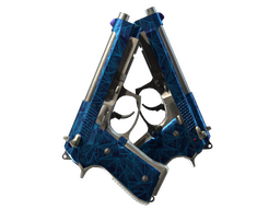 Souvenir Dual Berettas | Cobalt Quartz (Factory New)