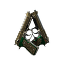 StatTrak™ Dual Berettas | Royal Consorts (Battle-Scarred)