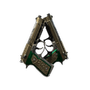 StatTrak™ Dual Berettas | Royal Consorts (Well-Worn)