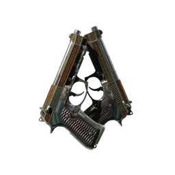 StatTrak™ Dual Berettas | Tread (Battle-Scarred)