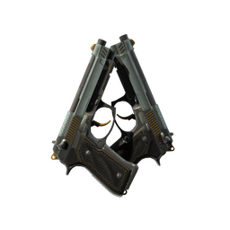 StatTrak™ Dual Berettas | Ventilators (Field-Tested)