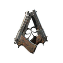 StatTrak™ Dual Berettas | Hideout (Battle-Scarred)