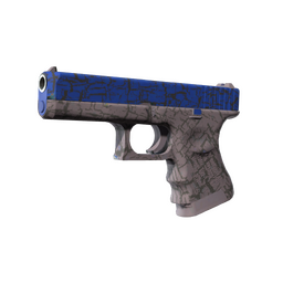 StatTrak™ Glock-18 | Blue Fissure (Minimal Wear)