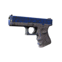 StatTrak™ Glock-18 | Blue Fissure (Well-Worn)