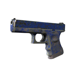StatTrak™ Glock-18 | Blue Fissure (Battle-Scarred)