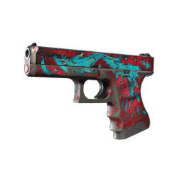 StatTrak™ Glock-18 | Water Elemental (Battle-Scarred)