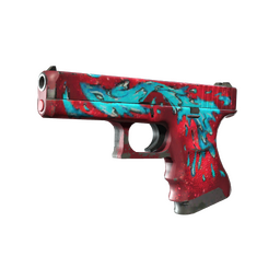Glock-18 | Water Elemental (Well-Worn)