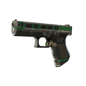 Glock-18 | Green Line (Battle-Scarred)