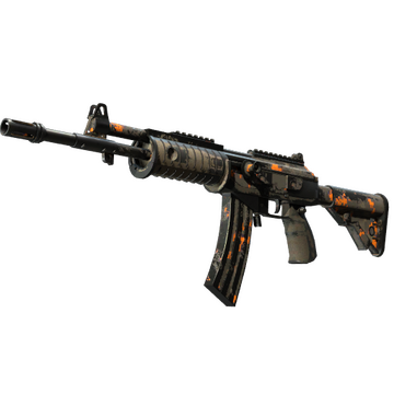 Galil AR | Orange DDPAT (Battle-Scarred)