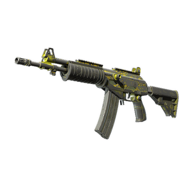 Galil AR | Acid Dart (Battle-Scarred)