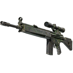 Souvenir G3SG1 | Jungle Dashed (Battle-Scarred)