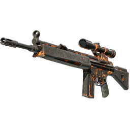 StatTrak™ G3SG1 | Orange Crash (Battle-Scarred)