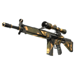 StatTrak™ G3SG1 | Black Sand (Well-Worn)