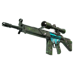 StatTrak™ G3SG1 | Dream Glade (Battle-Scarred)