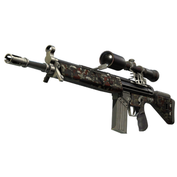 StatTrak™ G3SG1 | Digital Mesh (Battle-Scarred)