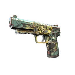 StatTrak™ Five-SeveN | Scrawl (Well-Worn)