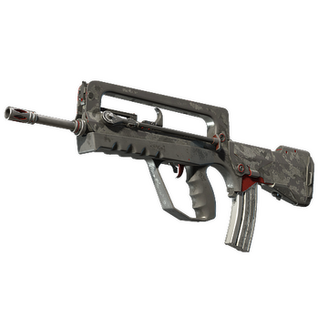 FAMAS | Grey Ghost (Battle-Scarred)