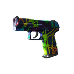 StatTrak™ P2000 | Acid Etched (Battle-Scarred)