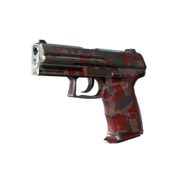 P2000 | Red FragCam (Battle-Scarred)
